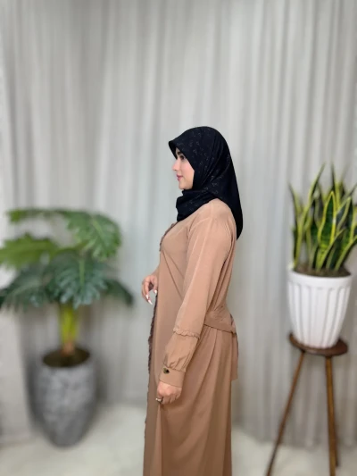 عبا زنانه کرپ زارا ماتینا