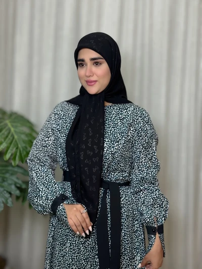 عبا زنانه نخی تاجلی