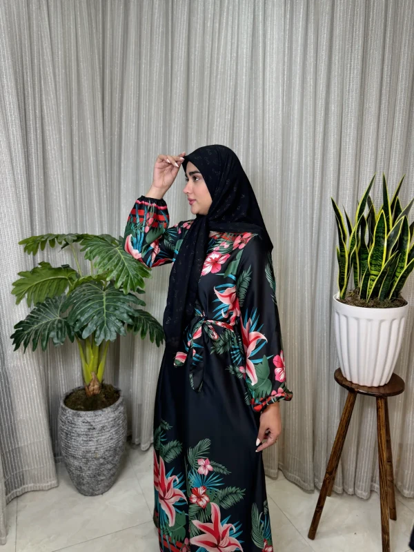عبا زنانه ساتن آرمیتاژ
