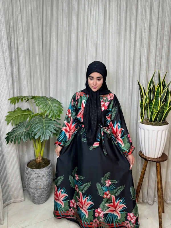 عبا زنانه ساتن آرمیتاژ