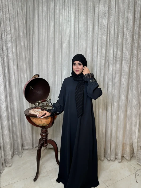 عبا زنانه کرپ لاکچری سیما
