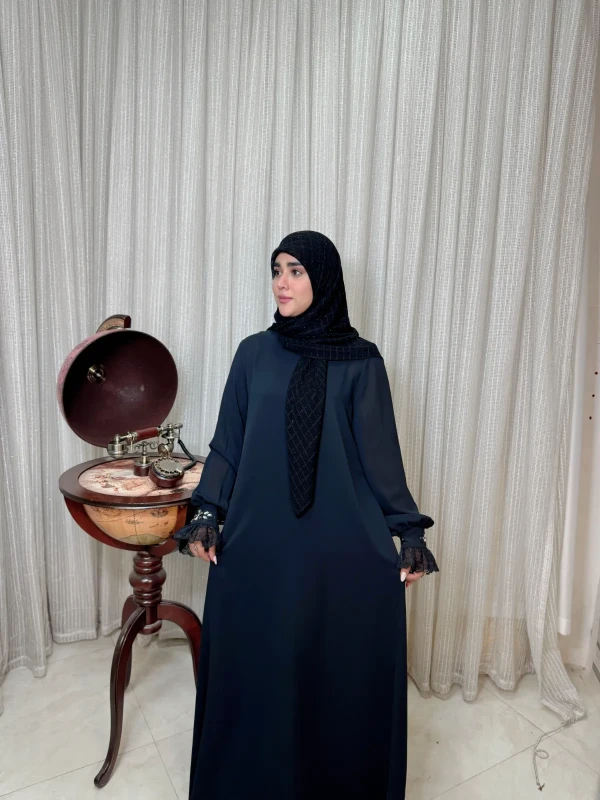 عبا زنانه کرپ لاکچری سیما