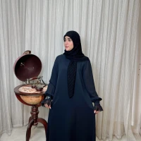 عبا زنانه کرپ لاکچری سیما