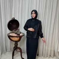 کت و سارافون زنانه کرپ لاکچری نیکا