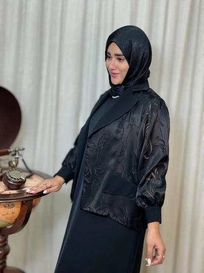 کت و سارافون زنانه کرپ لاکچری نیکا