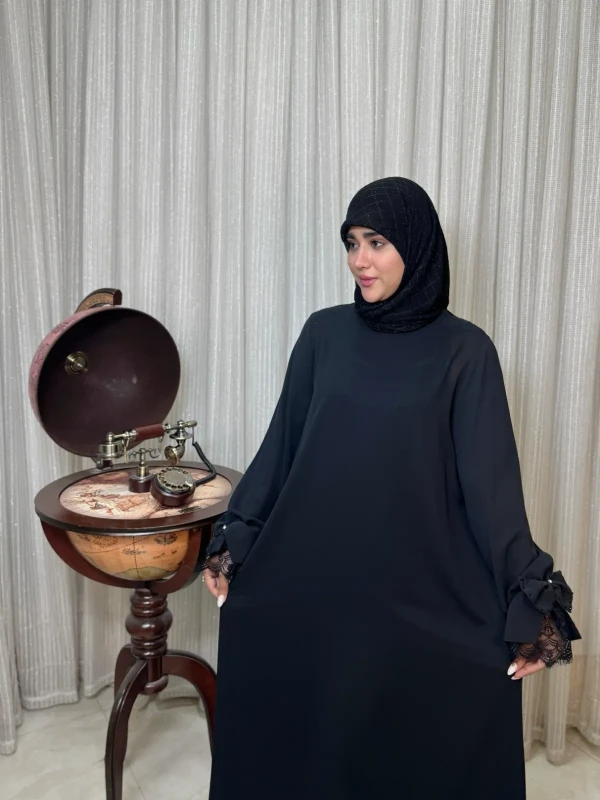 عبا زنانه کرپ لاکچری افرا