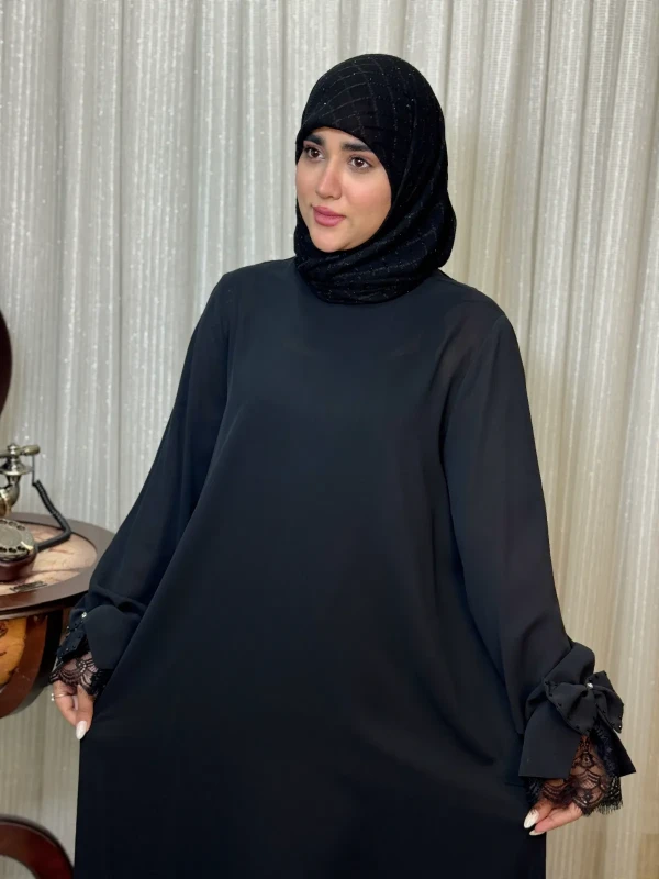 عبا زنانه کرپ لاکچری افرا