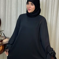عبا زنانه کرپ لاکچری افرا