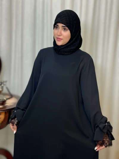 عبا زنانه کرپ لاکچری افرا