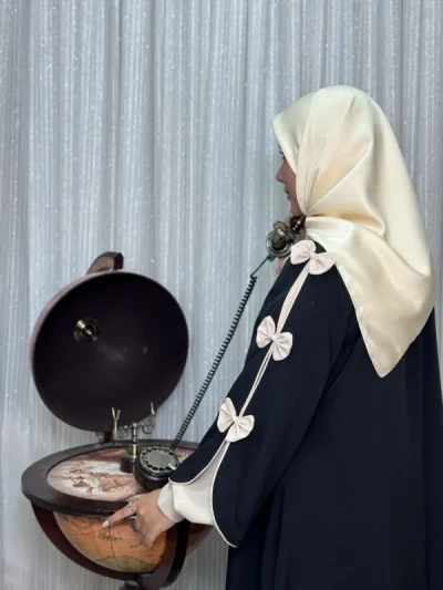عبا زنانه کرپ زارا سلنا