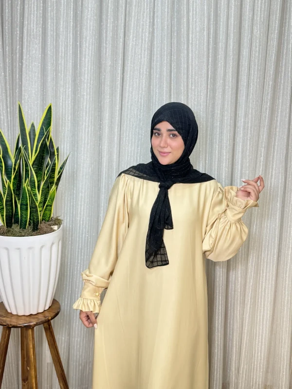 عبا زنانه کدB کرپ زارا شکیبا