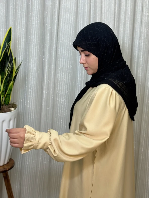 عبا زنانه کدB کرپ زارا شکیبا