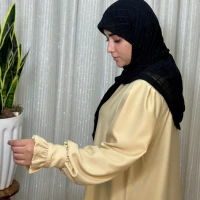 عبا زنانه کدB کرپ زارا شکیبا