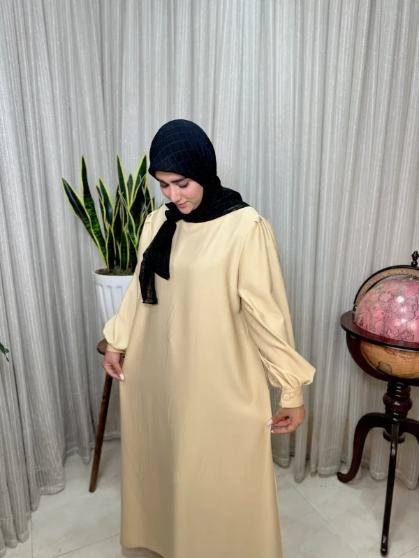 عبا زنانه کدB کرپ زارا شیلان