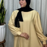 عبا زنانه کدB کرپ زارا شیلان