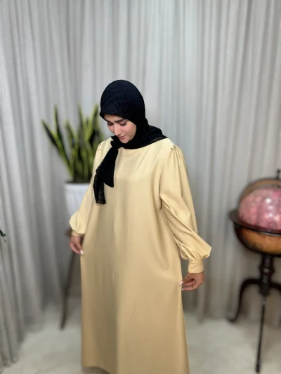 عبا زنانه کدB کرپ زارا شیلان