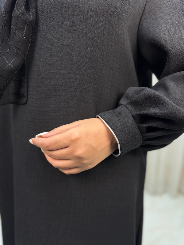 عبا زنانه کدB کرپ شانتون آریسا