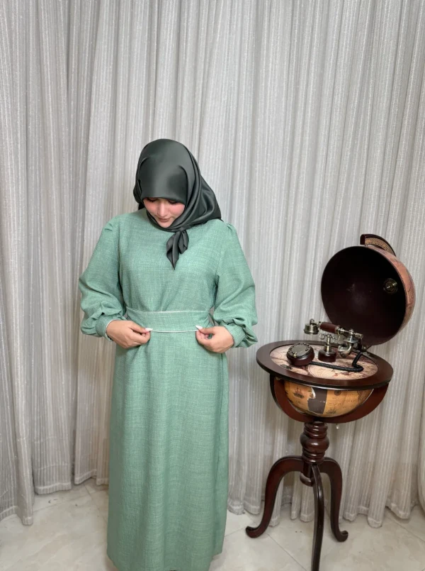 عبا زنانه کدB کرپ شانتون آریسا