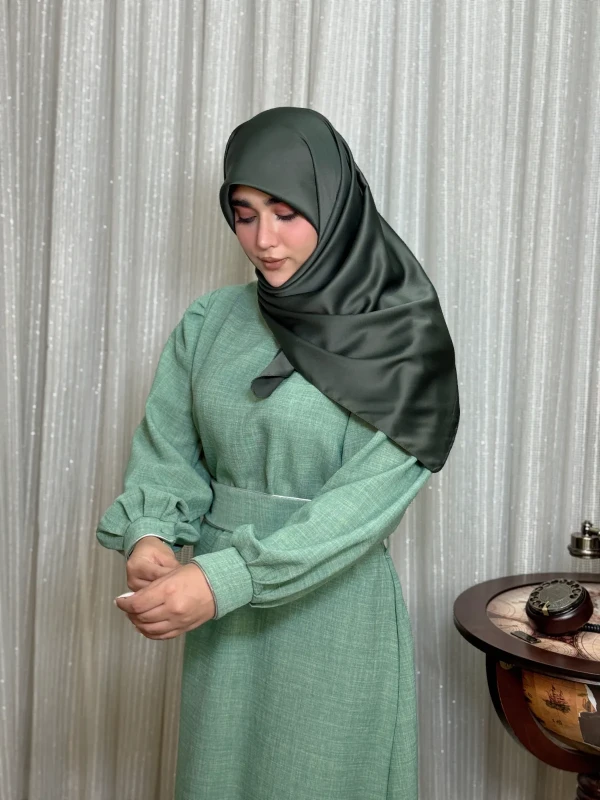 عبا زنانه کدB کرپ شانتون آریسا