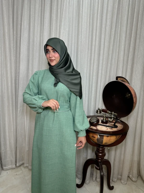 عبا زنانه کدB کرپ شانتون آریسا