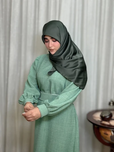 عبا زنانه کدB کرپ شانتون آریسا