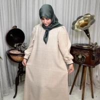 عبا زنانه کدB کرپ شانتون روژا