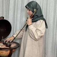 عبا زنانه کدB کرپ شانتون روژا
