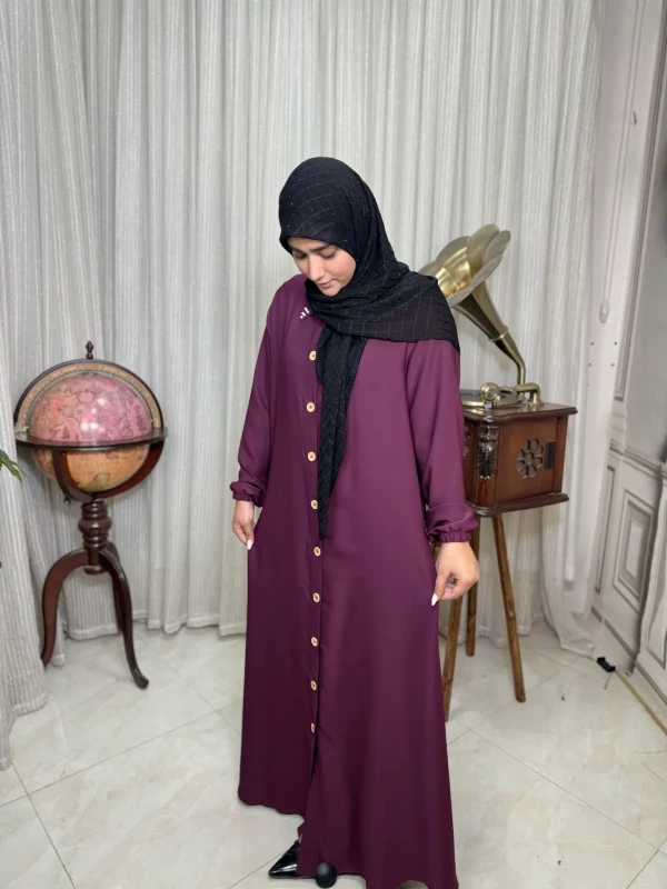 عبا زنانه کدBکرپ الیزه آروشا