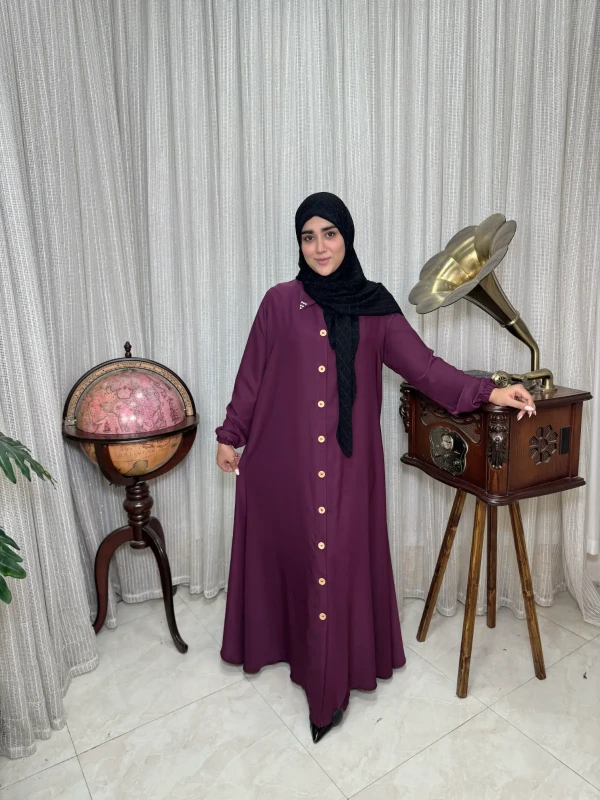 عبا زنانه کدBکرپ الیزه آروشا