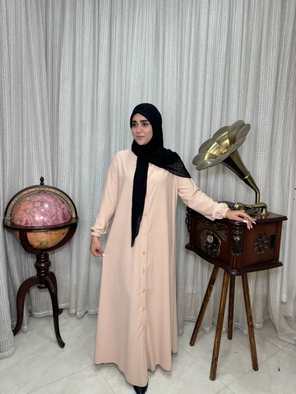 عبا زنانه کدBکرپ الیزه آروشا