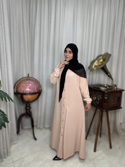 عبا زنانه کدBکرپ الیزه آروشا
