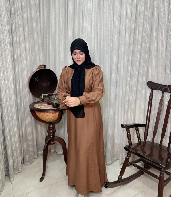 عبا زنانه کدB نخ بابوس یاسمینا