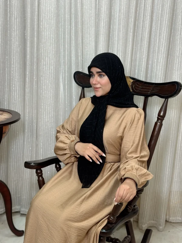 عبا زنانه کدB نخ بابوس یاسمینا