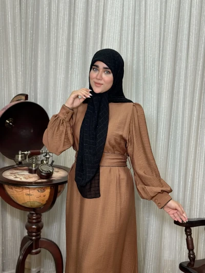 عبا زنانه کدB نخ بابوس یاسمینا