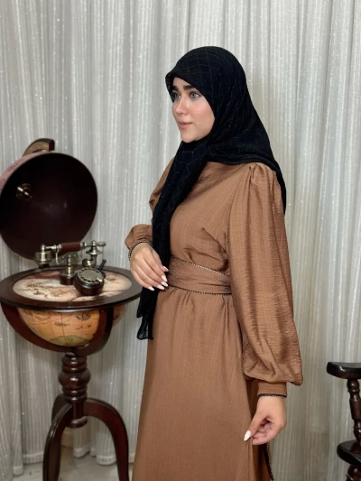 عبا زنانه کدB نخ بابوس یاسمینا