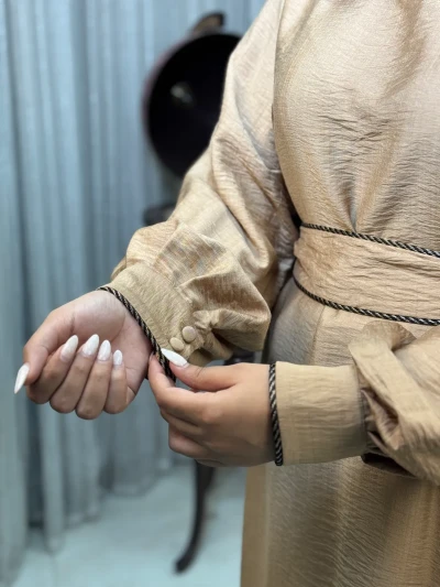 عبا زنانه کدB نخ بابوس یاسمینا
