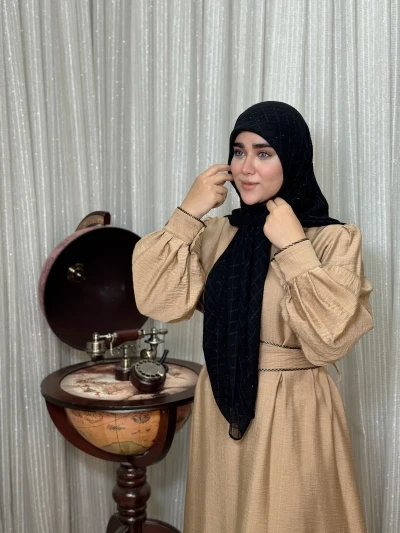 عبا زنانه کدB نخ بابوس یاسمینا