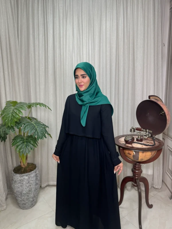 عبا زنانه کد B کرپ لاکچری ساره