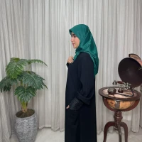 عبا زنانه کدB کرپ لاکچری غنچه