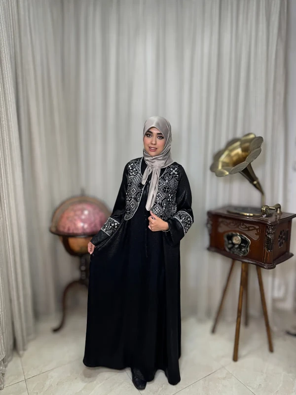عبا زنانه مجلسی پتینه بهارناز