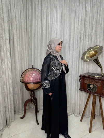 عبا زنانه مجلسی پتینه بهارناز