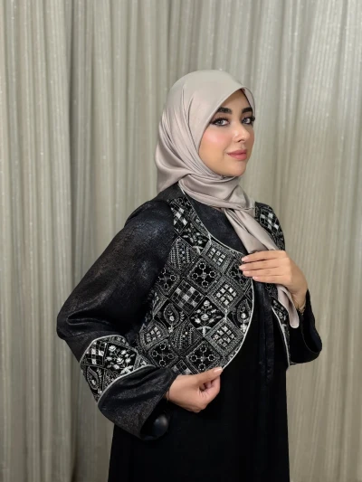 عبا زنانه مجلسی پتینه بهارناز