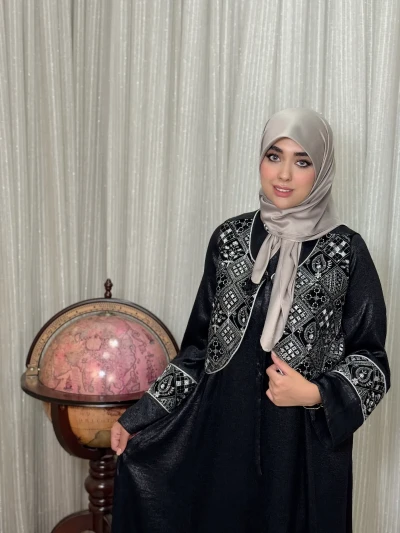 عبا زنانه مجلسی پتینه بهارناز