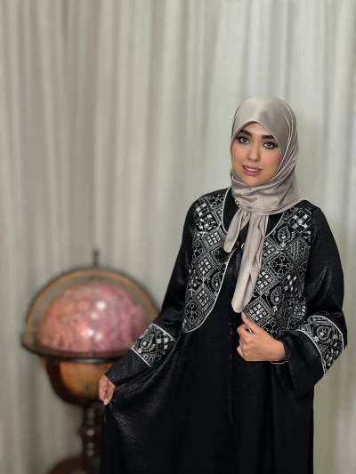عبا زنانه مجلسی پتینه بهارناز