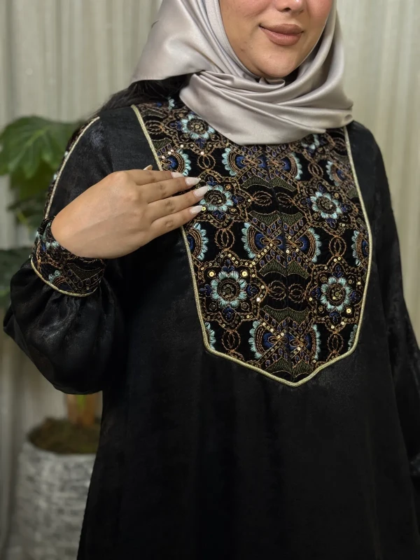 عبا زنانه مجلسی پتینه پریسان