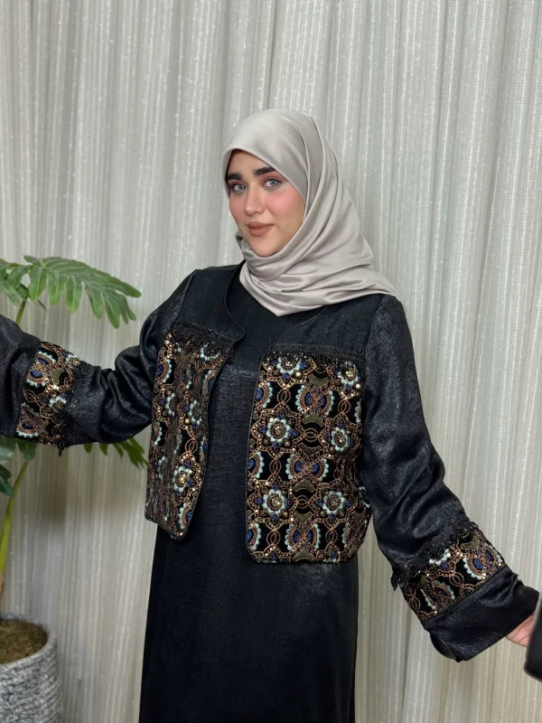 عبا زنانه مجلسی پتینه آیه