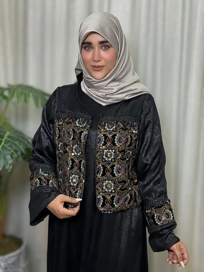 عبا زنانه مجلسی پتینه آیه
