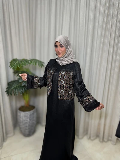 عبا زنانه مجلسی پتینه آیه