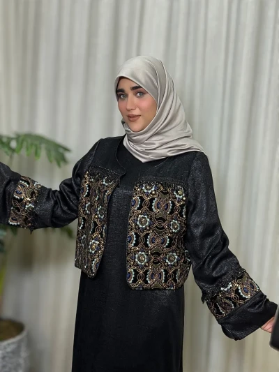 عبا زنانه مجلسی پتینه آیه