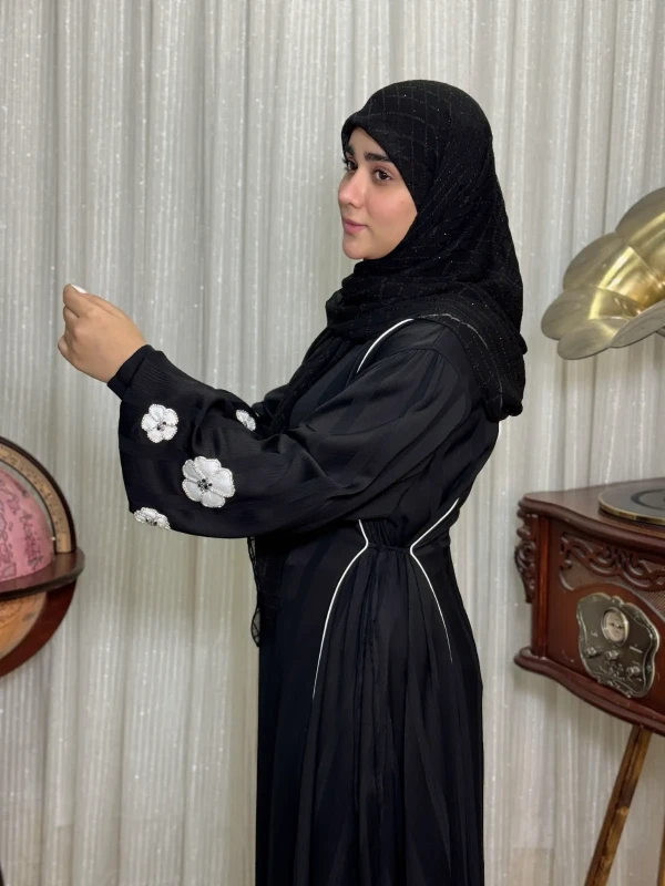 عبا زنانه مجلسی کریشه لاینی نغمه